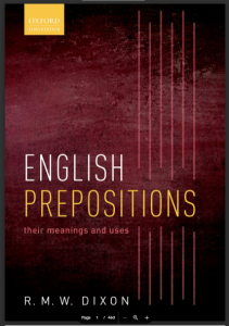 English Prepositions Their Meanings And Uses Book